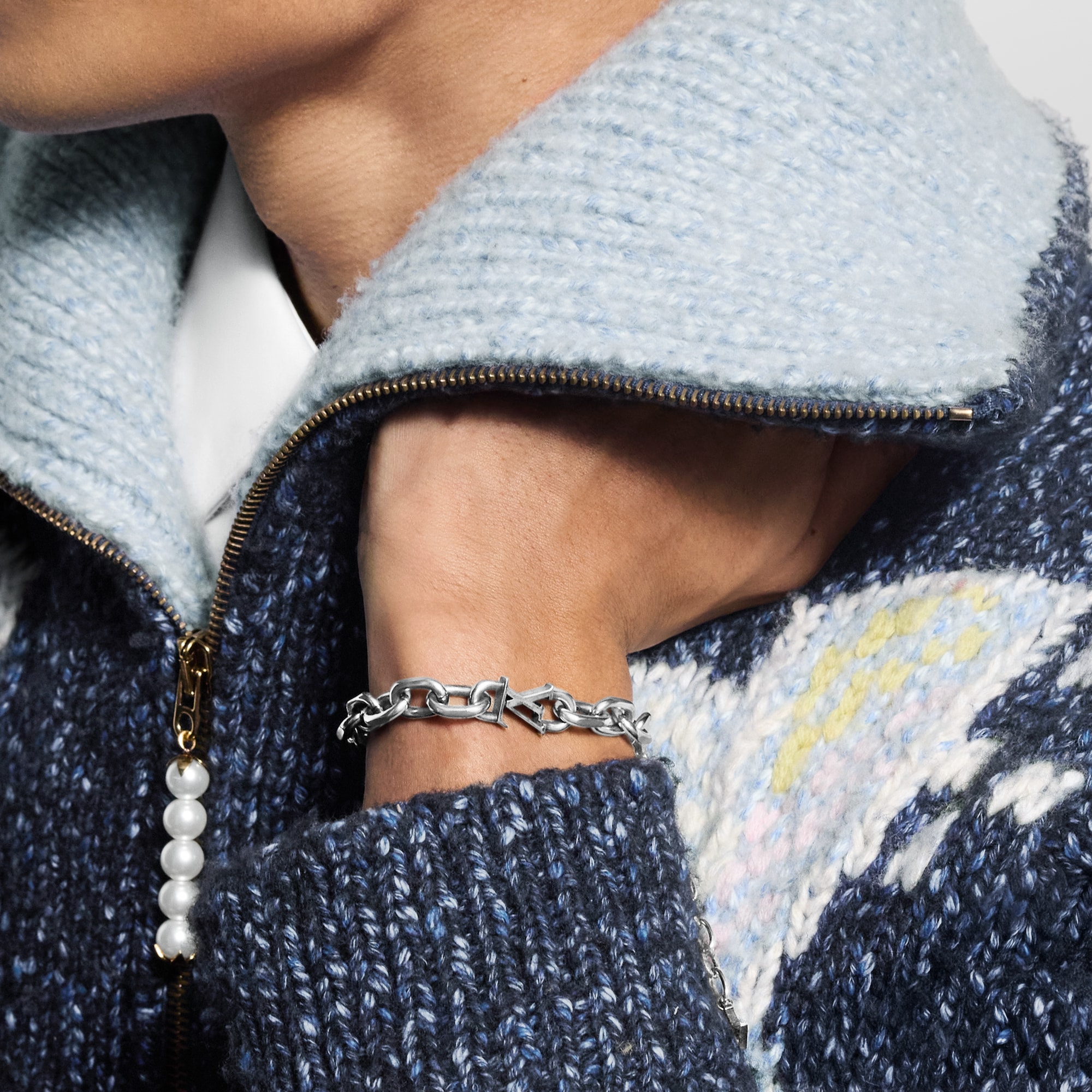 Bracciale a catenella LV Yours S00 Uomo Fashion Bijoux Bracciali | LOUIS VUITTON (Zoom prodotto)