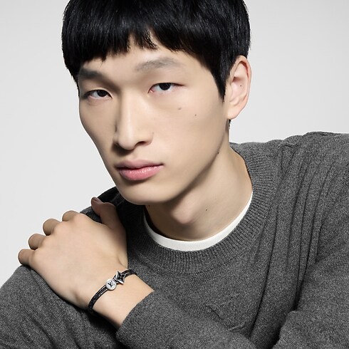 Bracciale Catch It Tela Monogram Eclipse Uomo Fashion Bijoux Tutta la Gioielleria | LOUIS VUITTON (Zoom prodotto)