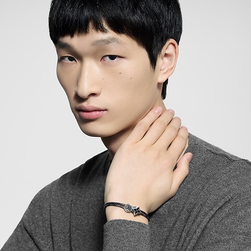 Bracciale Catch It Tela Monogram Eclipse Uomo Fashion Bijoux Tutta la Gioielleria | LOUIS VUITTON (Zoom prodotto)