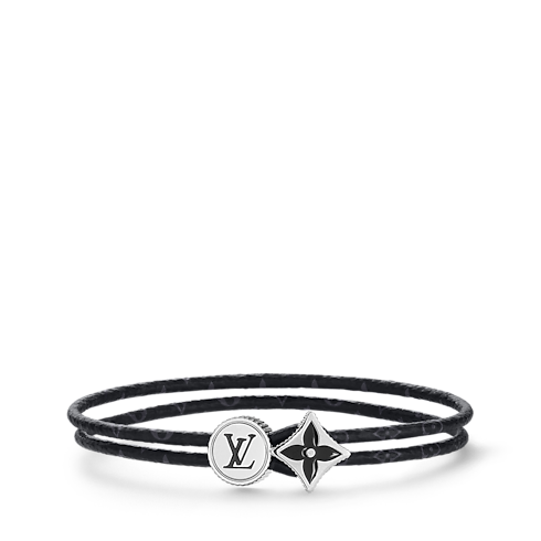 Bracciale Catch It Tela Monogram Eclipse Uomo Fashion Bijoux Tutta la Gioielleria | LOUIS VUITTON (Zoom prodotto)