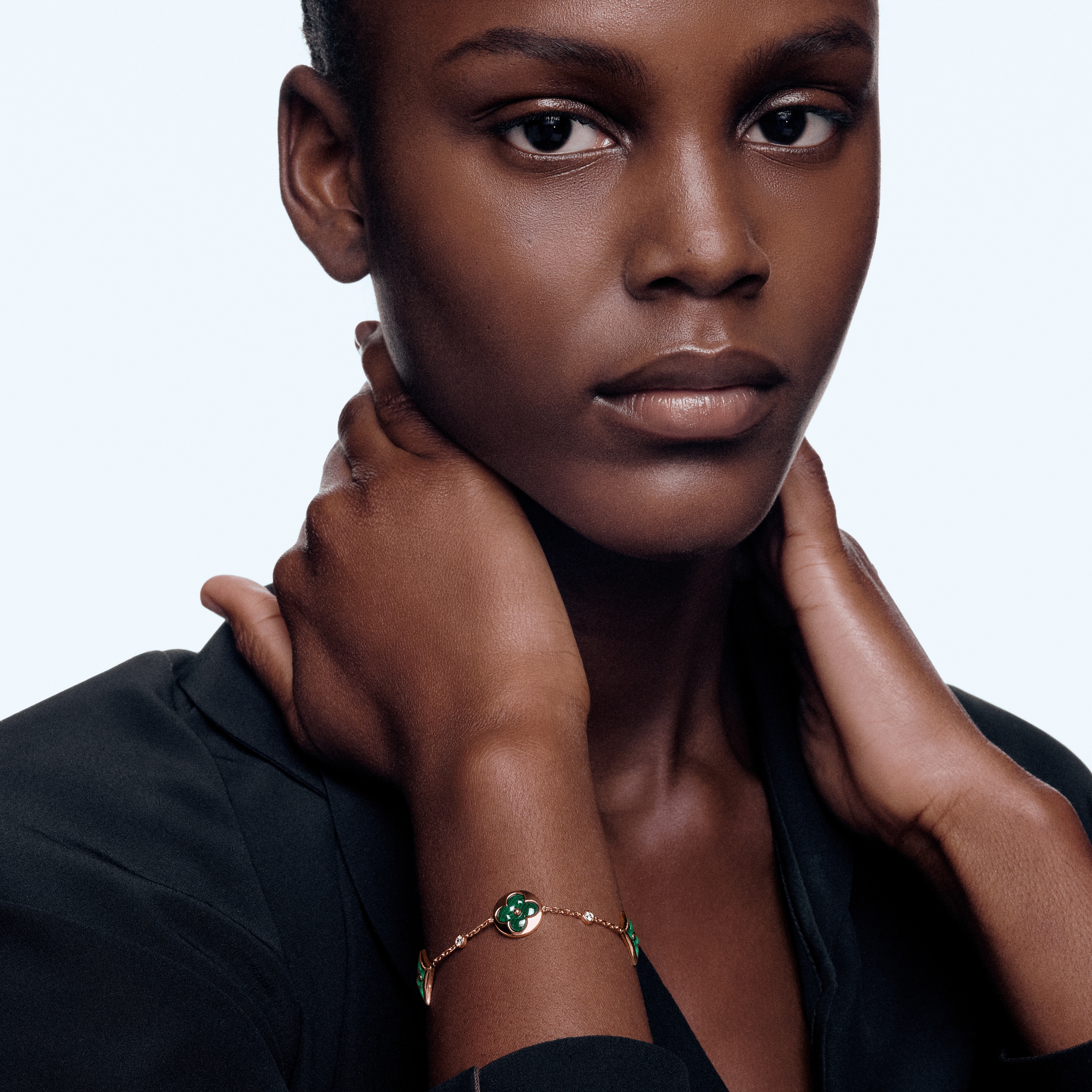 Bracciale Color Blossom BB con motivo multiplo, oro rosa, malachite e diamanti  Gioielli Categorie Tutta la Gioielleria | LOUIS VUITTON (Zoom prodotto)