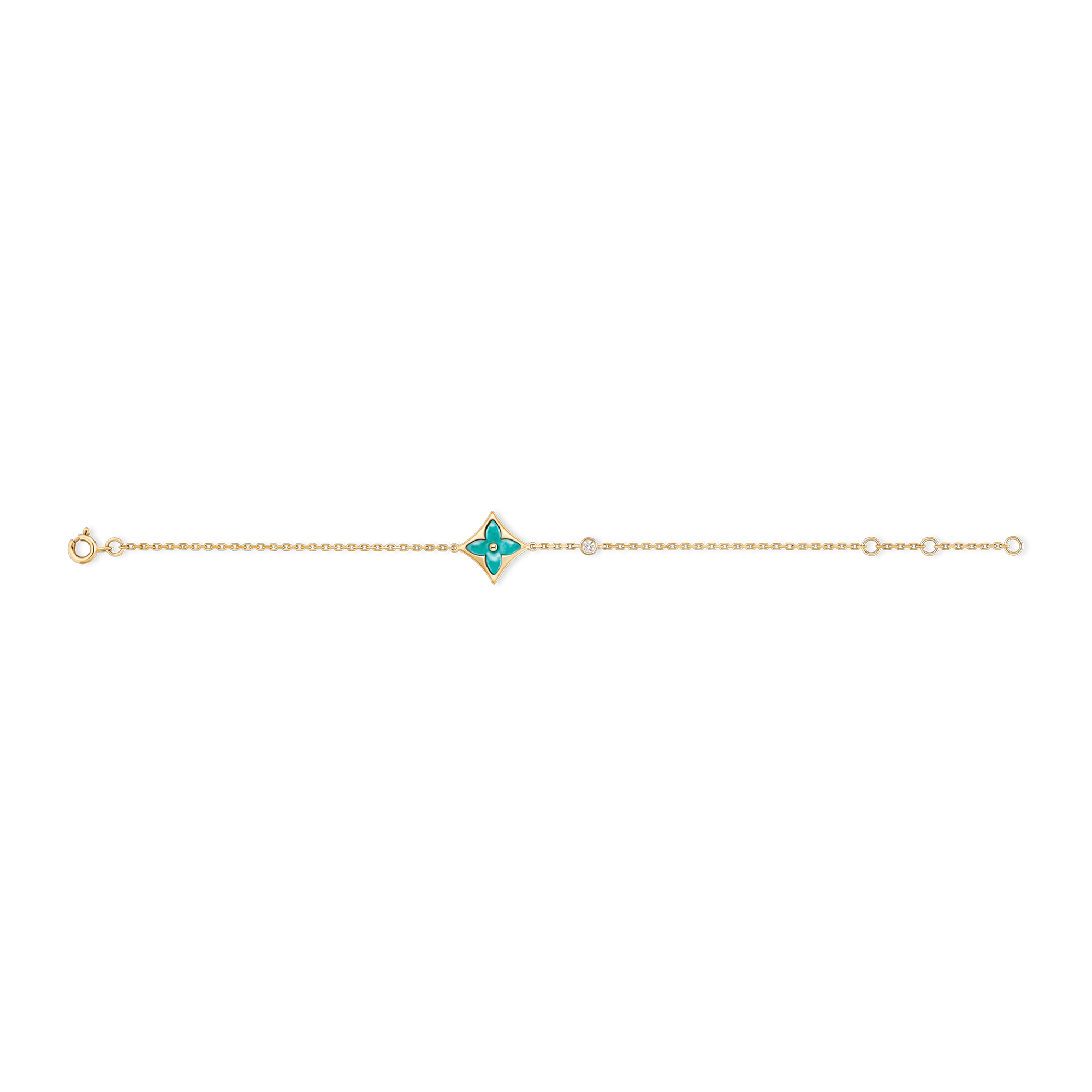 Bracciale Color Blossom BB Star, oro giallo, amazzonite e diamante  Gioielli Categorie Bracciali | LOUIS VUITTON (Zoom prodotto)