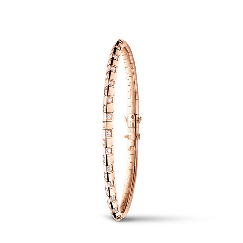 Bracciale corto Le Damier de Louis Vuitton, oro rosa e diamanti Gioielli Categorie Bracciali | LOUIS VUITTON (Zoom prodotto)
