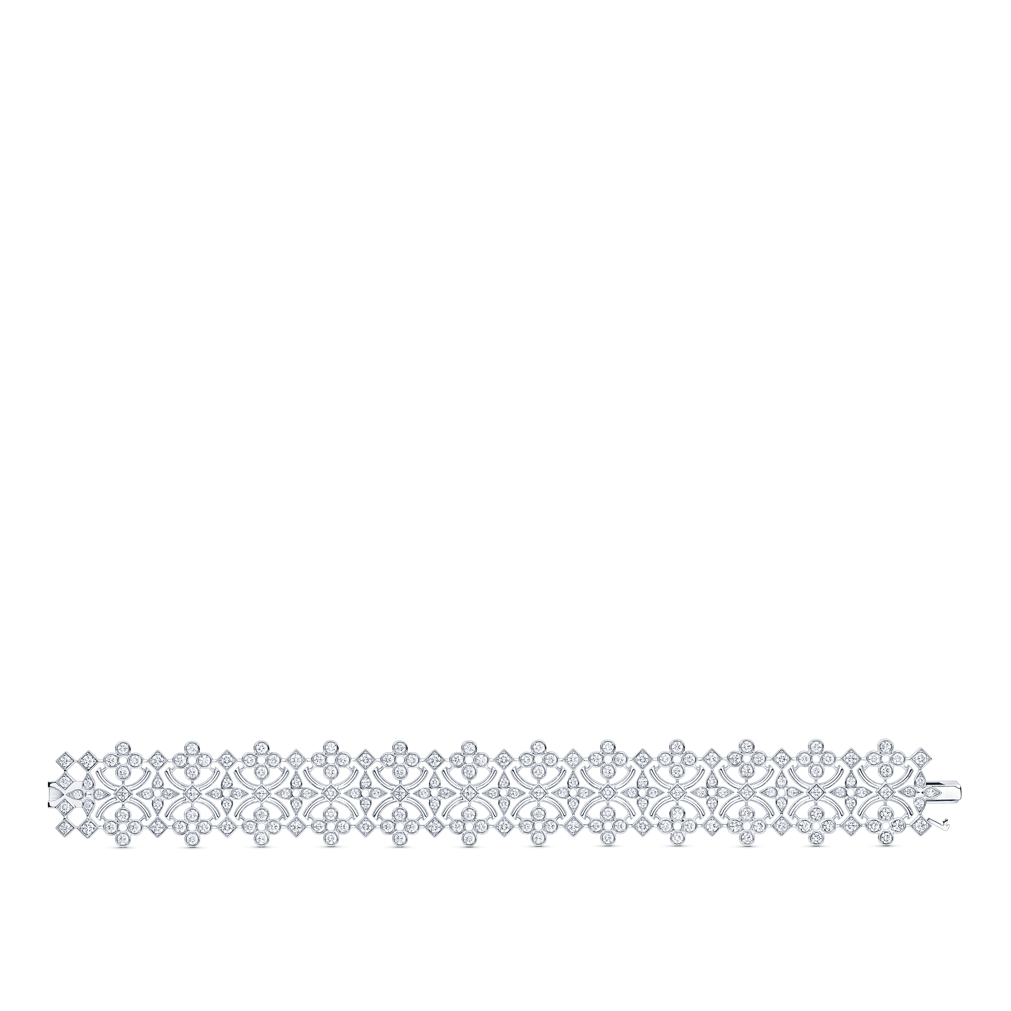 Bracciale Dentelle Masterpiece, oro bianco e diamanti  Gioielli Categorie Tutta la Gioielleria | LOUIS VUITTON (Zoom prodotto)