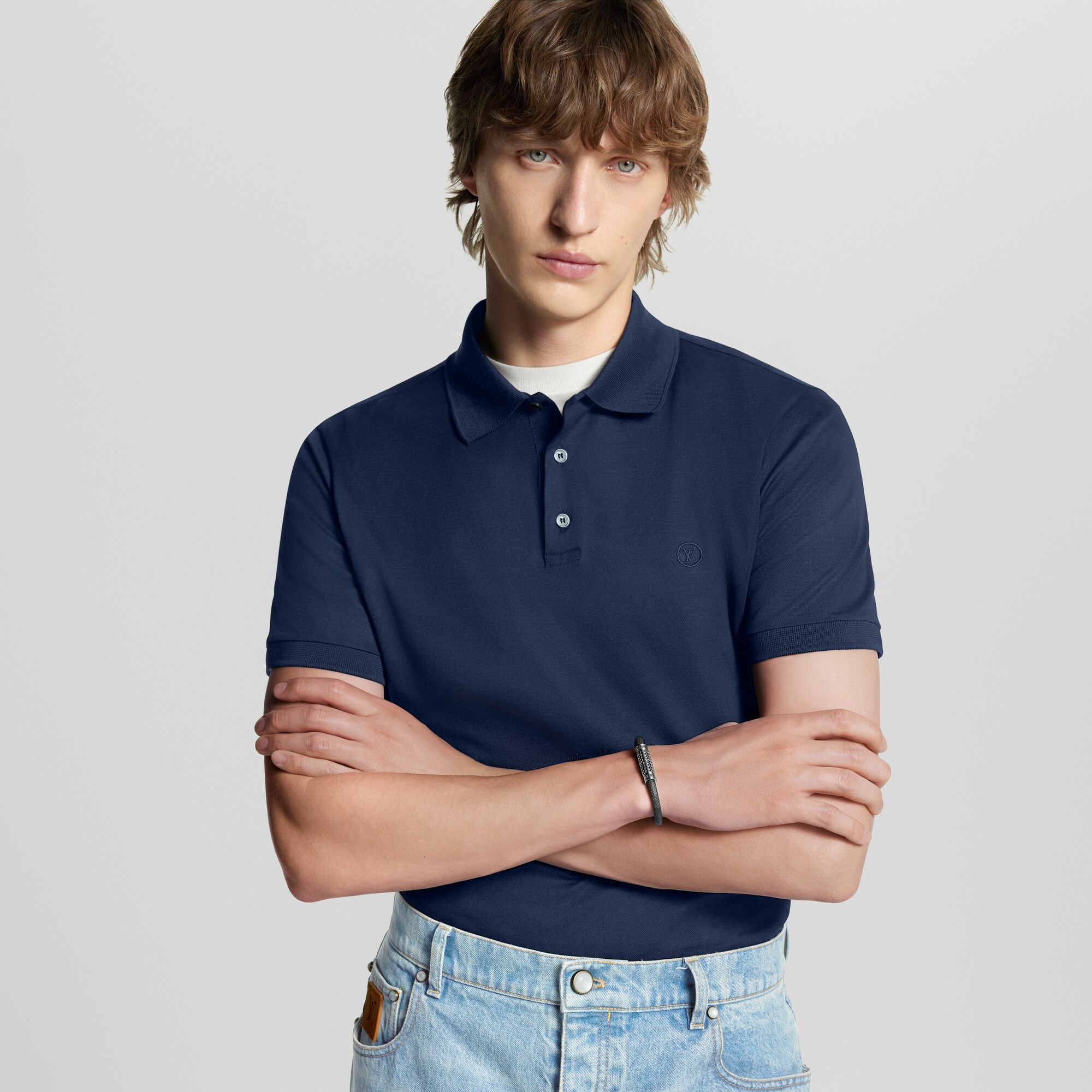 Bracciale Digit Tela Damier Graphite Uomo Fashion Bijoux Tutta la Gioielleria | LOUIS VUITTON (Zoom prodotto)