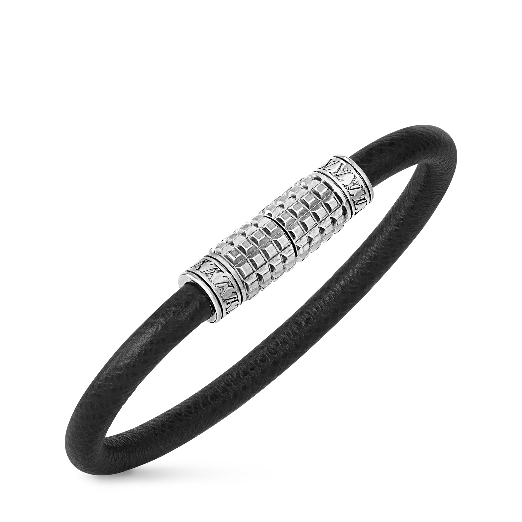 Bracciale Digit Tela Damier Graphite Uomo Fashion Bijoux Tutta la Gioielleria | LOUIS VUITTON (Zoom prodotto)
