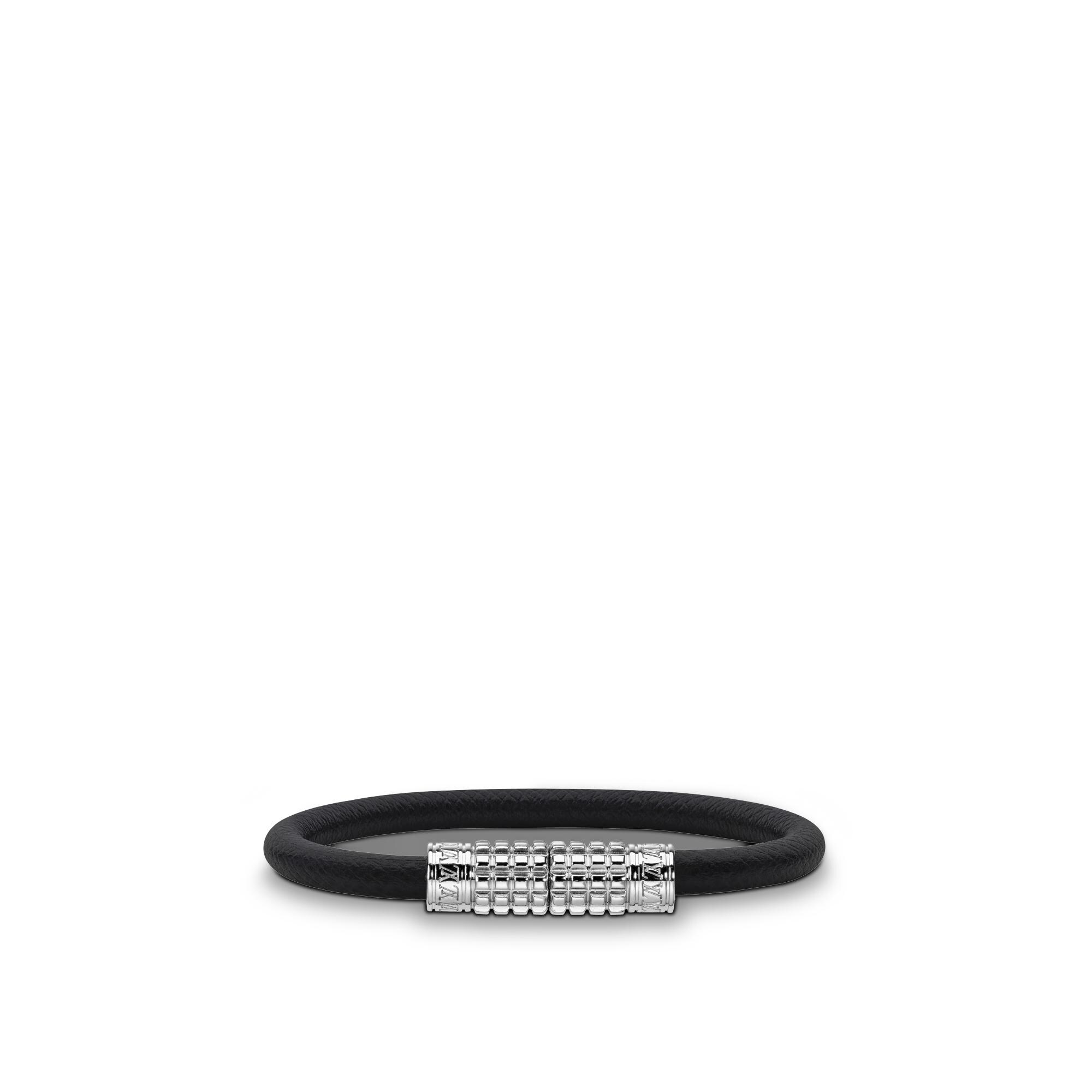 Bracciale da uomo Digit nero e argentato| LOUIS VUITTON
