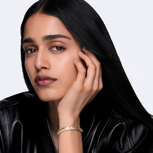 Bracciale doppio Le Damier de Louis Vuitton, oro giallo e diamanti Gioielli Categorie Bracciali | LOUIS VUITTON (Zoom prodotto)