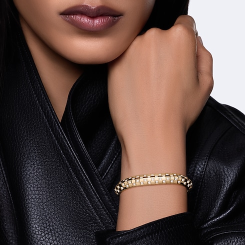 Bracciale doppio Le Damier de Louis Vuitton, oro giallo e diamanti Gioielli Categorie Bracciali | LOUIS VUITTON (Zoom prodotto)