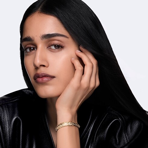 Bracciale doppio Le Damier de Louis Vuitton, oro giallo e diamanti Gioielli Categorie Bracciali | LOUIS VUITTON (Zoom prodotto)