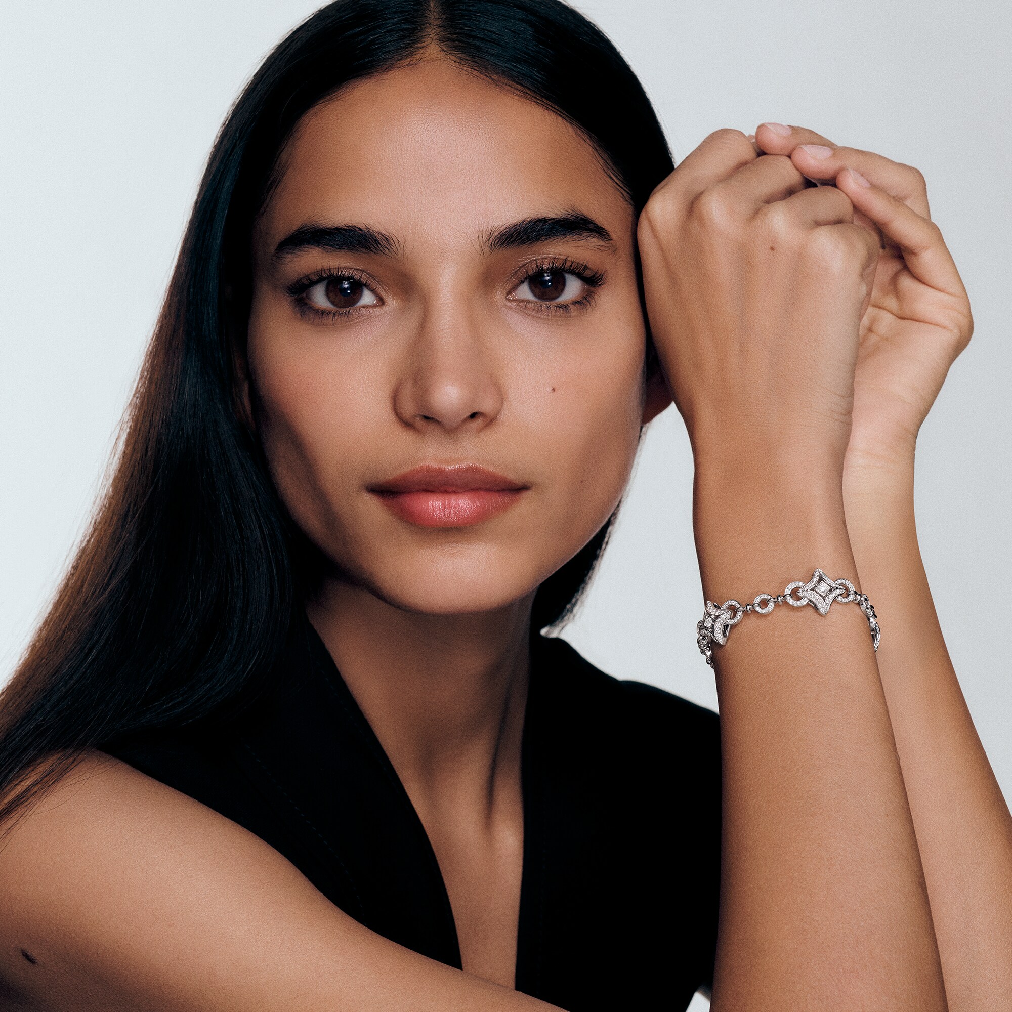 Bracciale Ever Blossom, oro bianco e diamanti  Gioielli Categorie Bracciali | LOUIS VUITTON (Zoom prodotto)