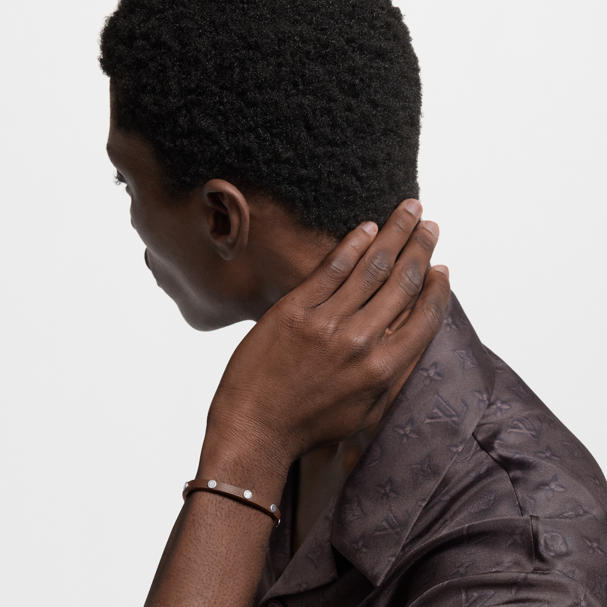 Bracciale Flower Edge Stud  Uomo Fashion Bijoux Bracciali | LOUIS VUITTON (Zoom prodotto)