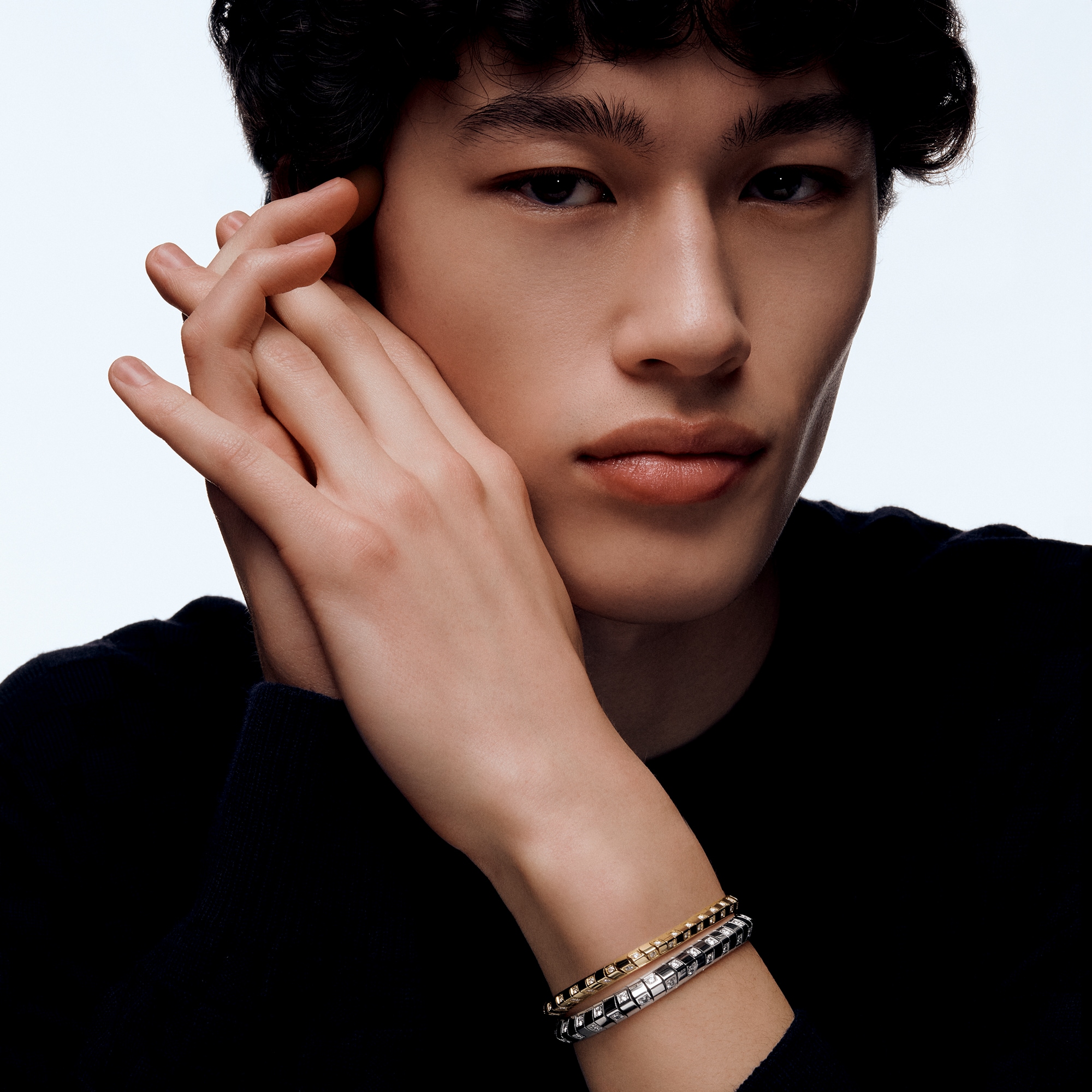 Bracciale grande Le Damier de Louis Vuitton, oro bianco e diamanti  Gioielli Categorie Bracciali | LOUIS VUITTON (Zoom prodotto)