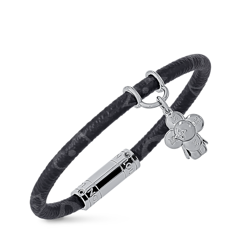 Bracciale Hang It Tela Monogram Eclipse Uomo Fashion Bijoux Tutta la Gioielleria | LOUIS VUITTON (Zoom prodotto)