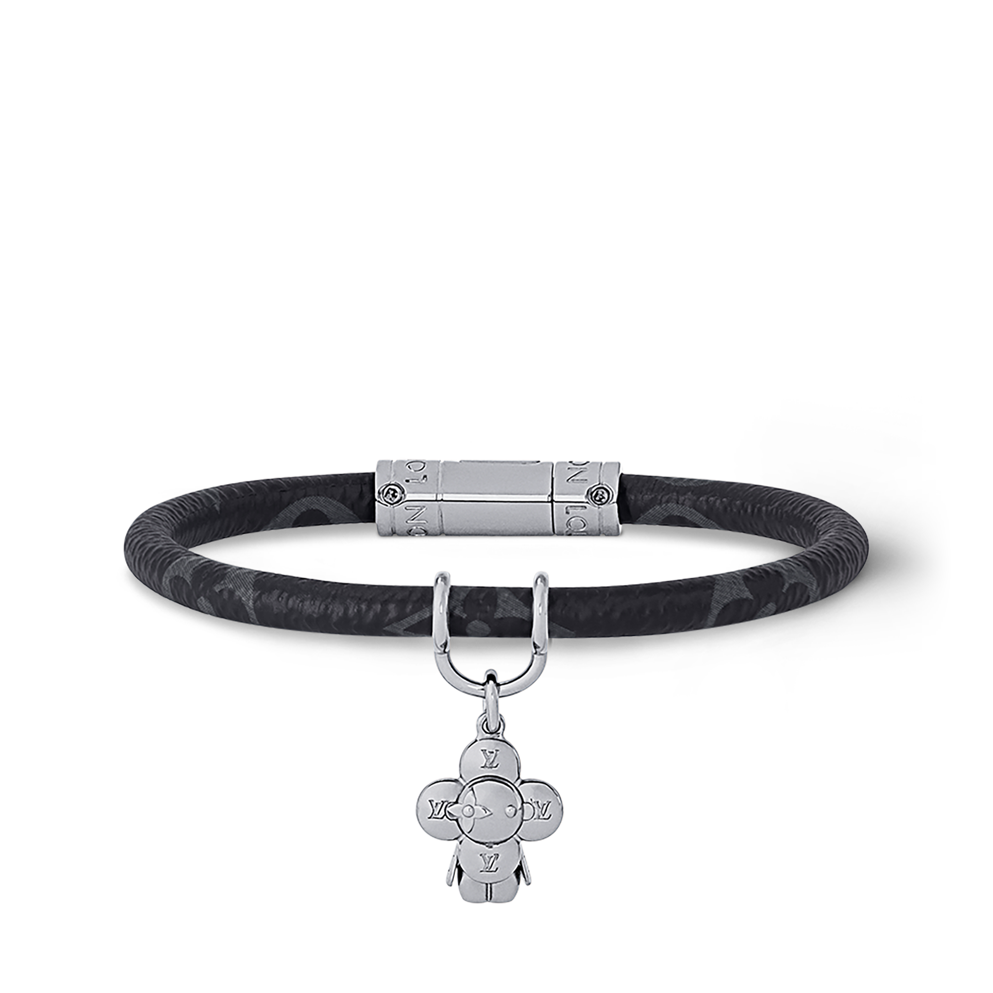 Bracciale Hang It Tela Monogram Eclipse Uomo Fashion Bijoux Tutta la Gioielleria | LOUIS VUITTON (Zoom prodotto)