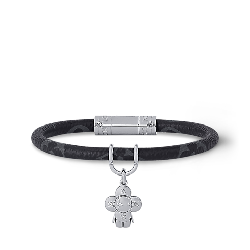 Bracciale Hang It Tela Monogram Eclipse Uomo Fashion Bijoux Tutta la Gioielleria | LOUIS VUITTON (Zoom prodotto)