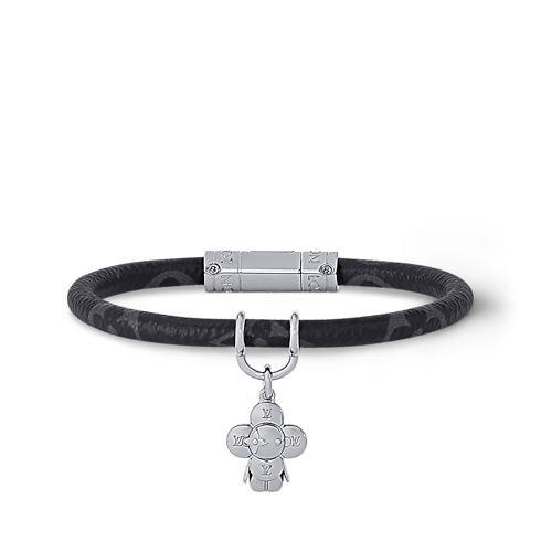 Bracciale Hang It Tela Monogram Eclipse Uomo Fashion Bijoux Tutta la Gioielleria | LOUIS VUITTON (Zoom prodotto)