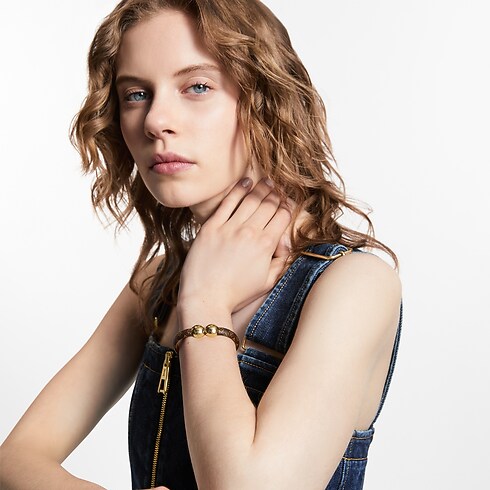 Bracciale Historic Mini Monogram Tela Monogram Donna Accessori Bracciali in Pelle | LOUIS VUITTON (Zoom prodotto)