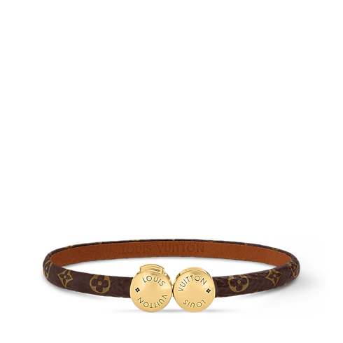 Bracciale Historic Mini Monogram Tela Monogram Donna Accessori Bracciali in Pelle | LOUIS VUITTON (Zoom prodotto)