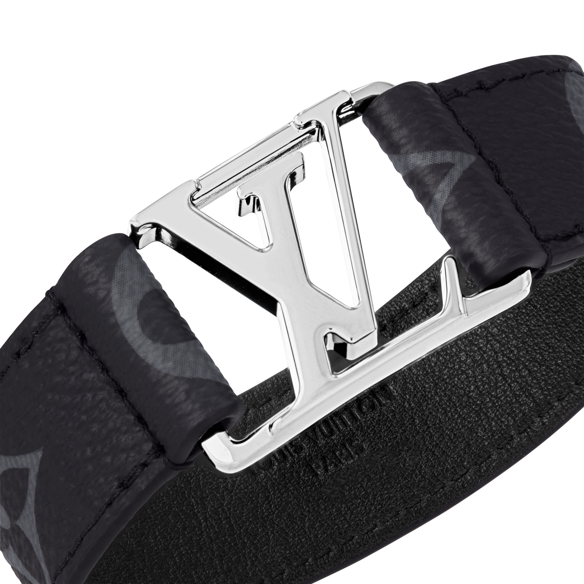 Bracciale Hockenheim Tela Monogram Eclipse Uomo Fashion Bijoux Tutta la Gioielleria | LOUIS VUITTON (Zoom prodotto)