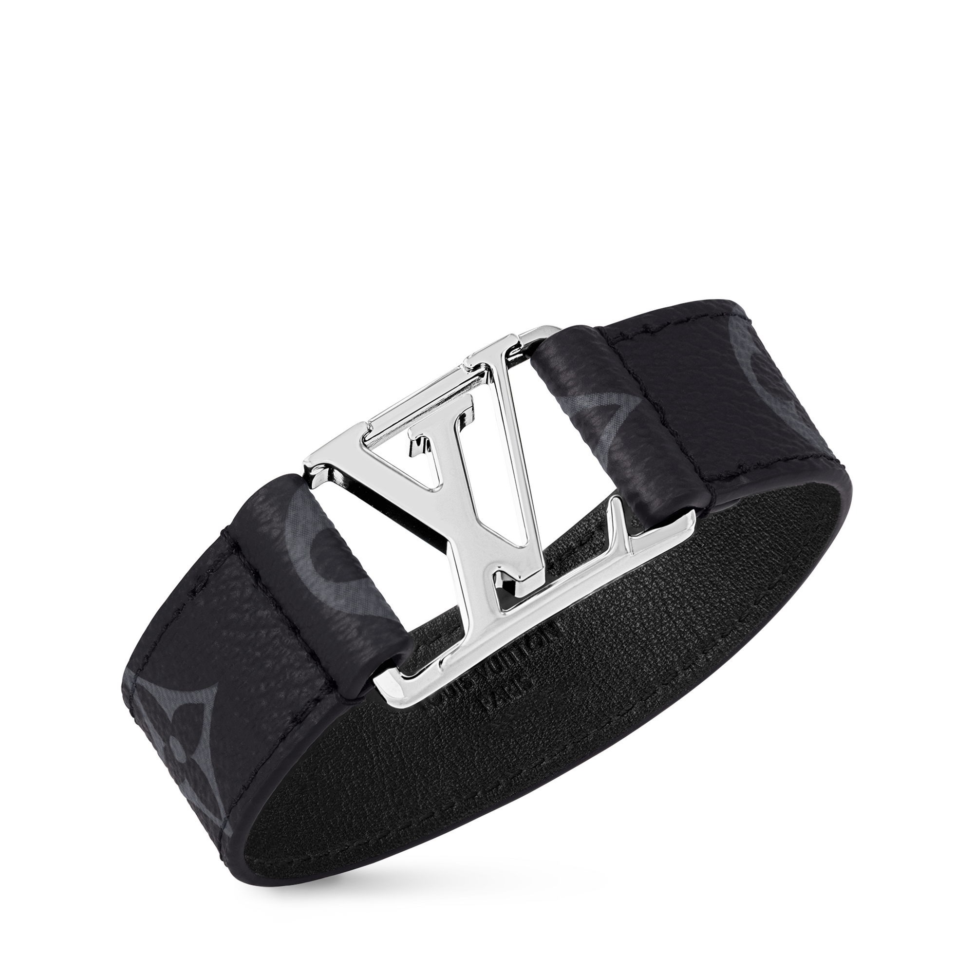 Bracciale Hockenheim Tela Monogram Eclipse Uomo Fashion Bijoux Tutta la Gioielleria | LOUIS VUITTON (Zoom prodotto)
