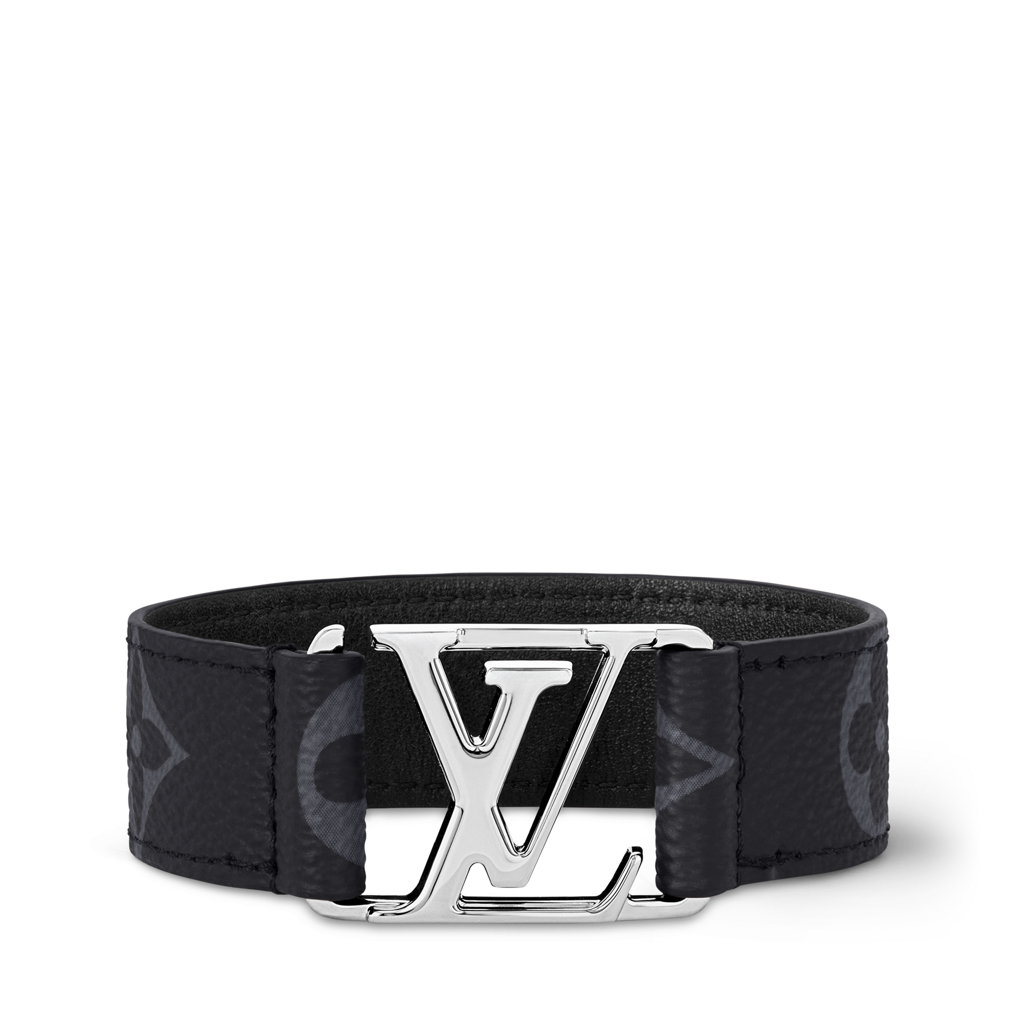 Bracciale Hockenheim Tela Monogram Eclipse Uomo Fashion Bijoux Tutta la Gioielleria | LOUIS VUITTON (Zoom prodotto)