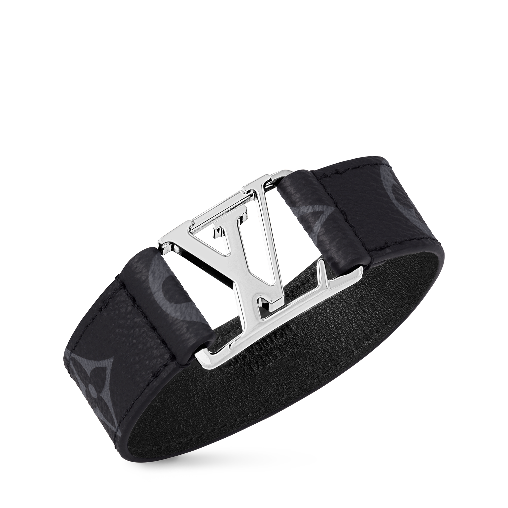 Bracciale Hockenheim Tela Monogram Eclipse Uomo Fashion Bijoux Tutta la Gioielleria | LOUIS VUITTON (Zoom prodotto)