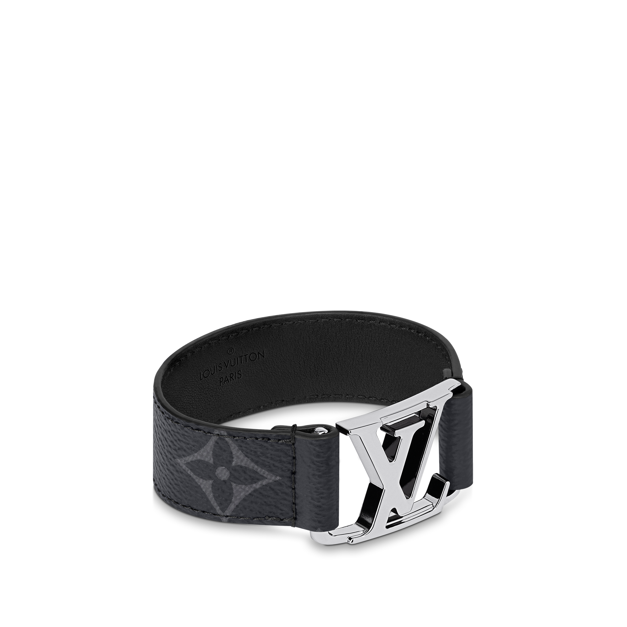 Bracciale Hockenheim Tela Monogram Eclipse Uomo Fashion Bijoux Tutta la Gioielleria | LOUIS VUITTON (Zoom prodotto)