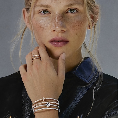 Bracciale Idylle Blossom a doppio filo, oro bianco e diamanti Gioielli Categorie Tutta la Gioielleria | LOUIS VUITTON (Zoom prodotto)