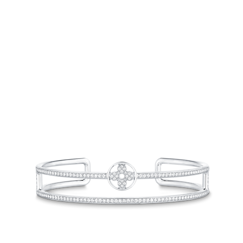 Bracciale Idylle Blossom a doppio filo, oro bianco e diamanti Gioielli Categorie Tutta la Gioielleria | LOUIS VUITTON (Zoom prodotto)