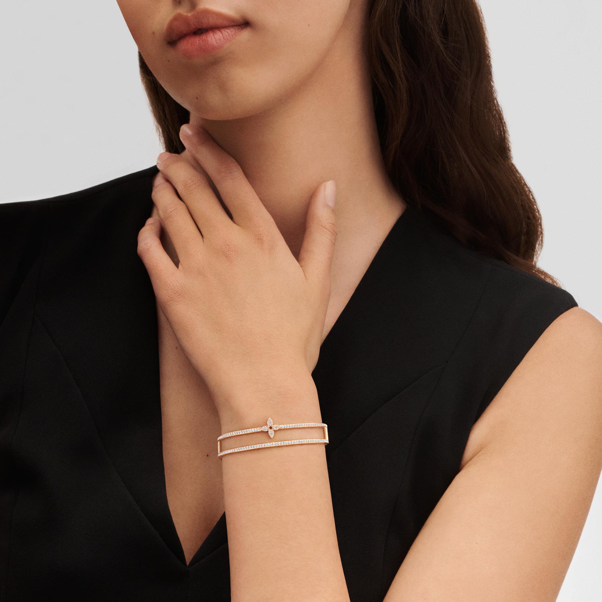 Bracciale Idylle Blossom a doppio filo, oro rosa e diamanti  Gioielli Categorie Tutta la Gioielleria | LOUIS VUITTON (Zoom prodotto)