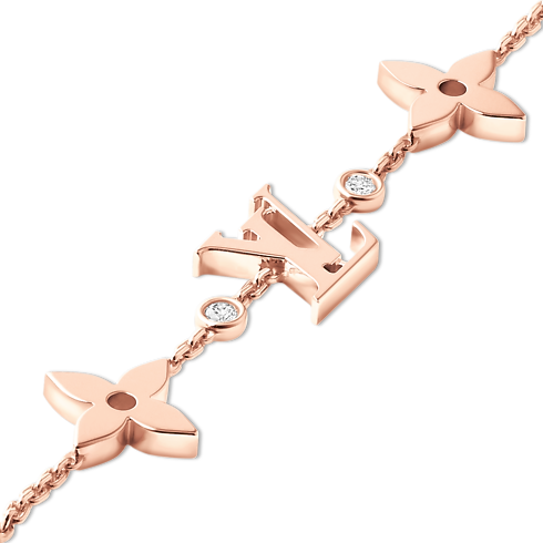 Bracciale Idylle Blossom con motivo multiplo, oro rosa e diamanti Gioielli Categorie Bracciali | LOUIS VUITTON (Zoom prodotto)