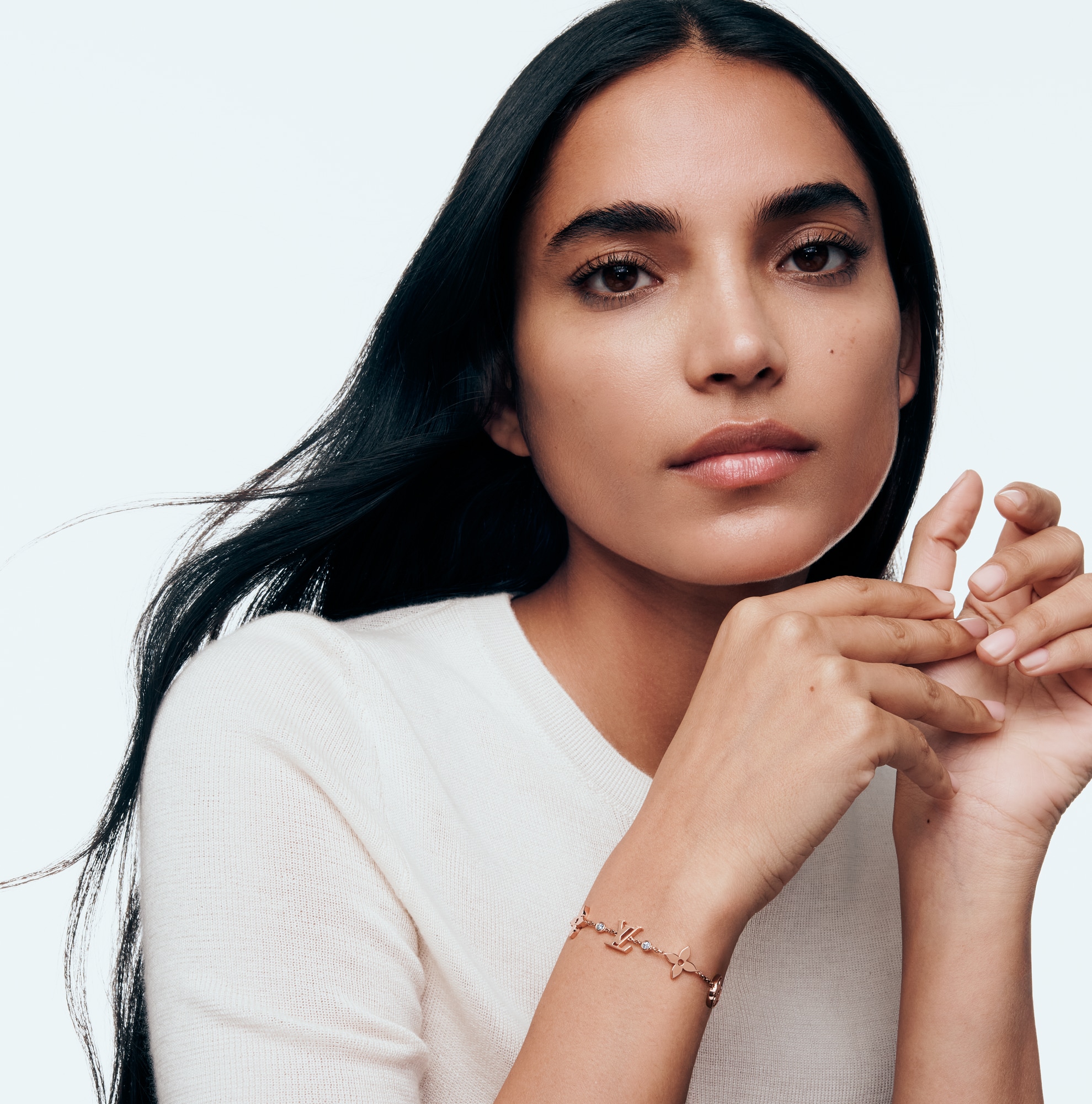 Bracciale Idylle Blossom con motivo multiplo, oro rosa e diamanti  Gioielli Categorie Bracciali | LOUIS VUITTON (Zoom prodotto)