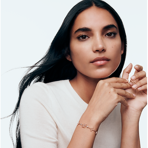 Bracciale Idylle Blossom con motivo multiplo, oro rosa e diamanti Gioielli Categorie Bracciali | LOUIS VUITTON (Zoom prodotto)