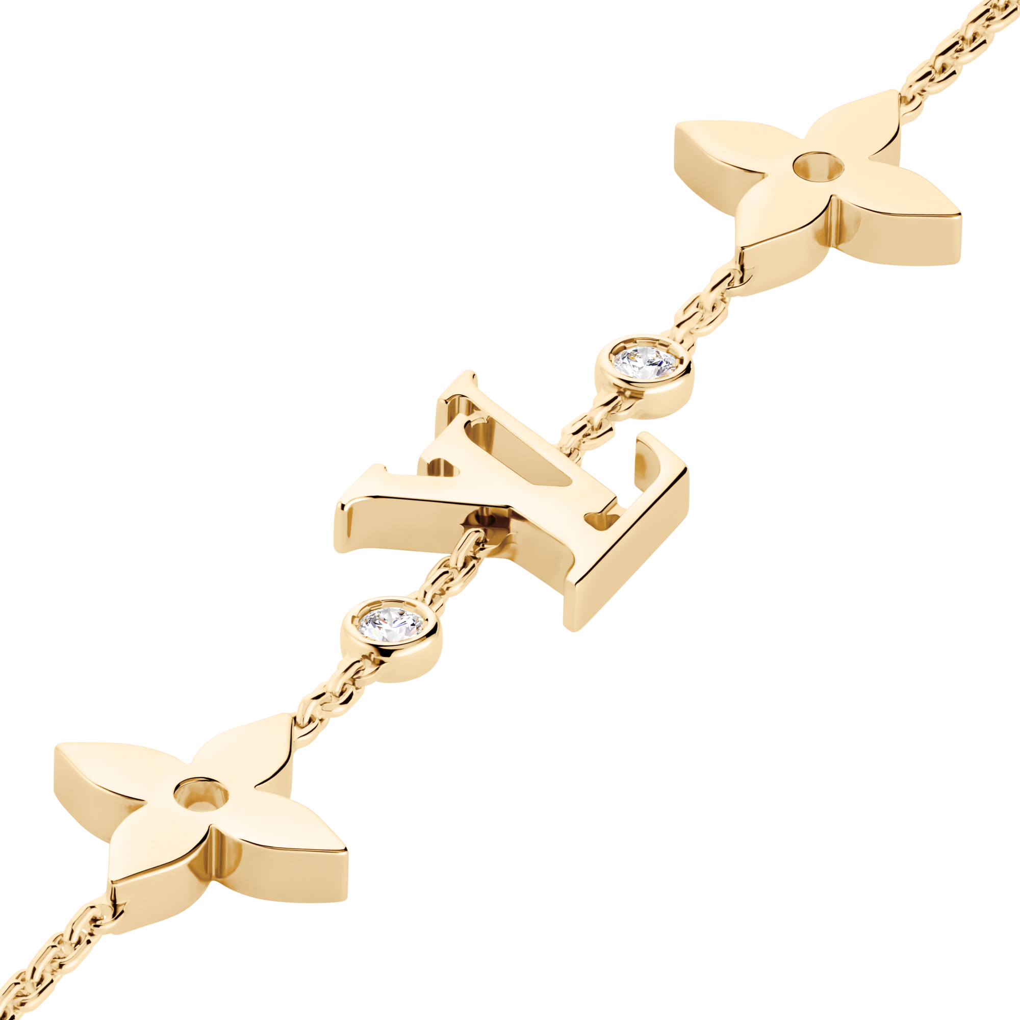 Bracciale Idylle Blossom Monogram, Oro Giallo E Diamanti  Gioielli Categorie Tutta la Gioielleria | LOUIS VUITTON (Zoom prodotto)