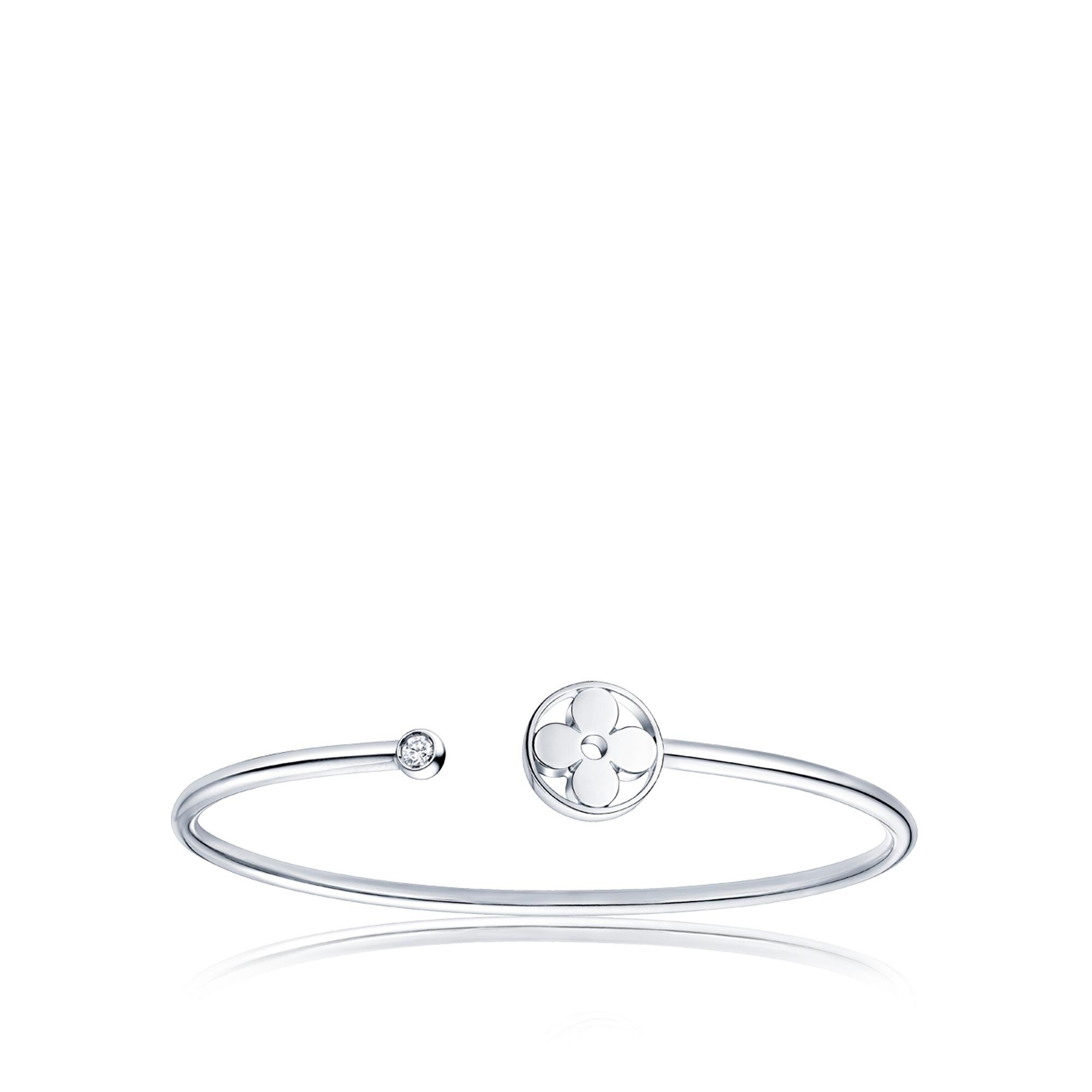 Bracciale Idylle Blossom Twist, oro bianco  Gioielli Categorie Tutta la Gioielleria | LOUIS VUITTON (Zoom prodotto)