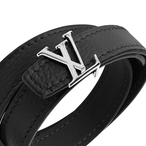 Bracciale in pelle LV Atelier detail view