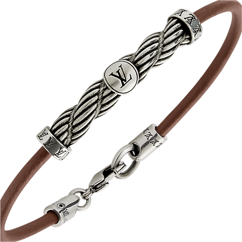 Bracciale in pelle LV Braids Altra pelle Uomo Accessori Tutti gli accessori | LOUIS VUITTON (Zoom prodotto)