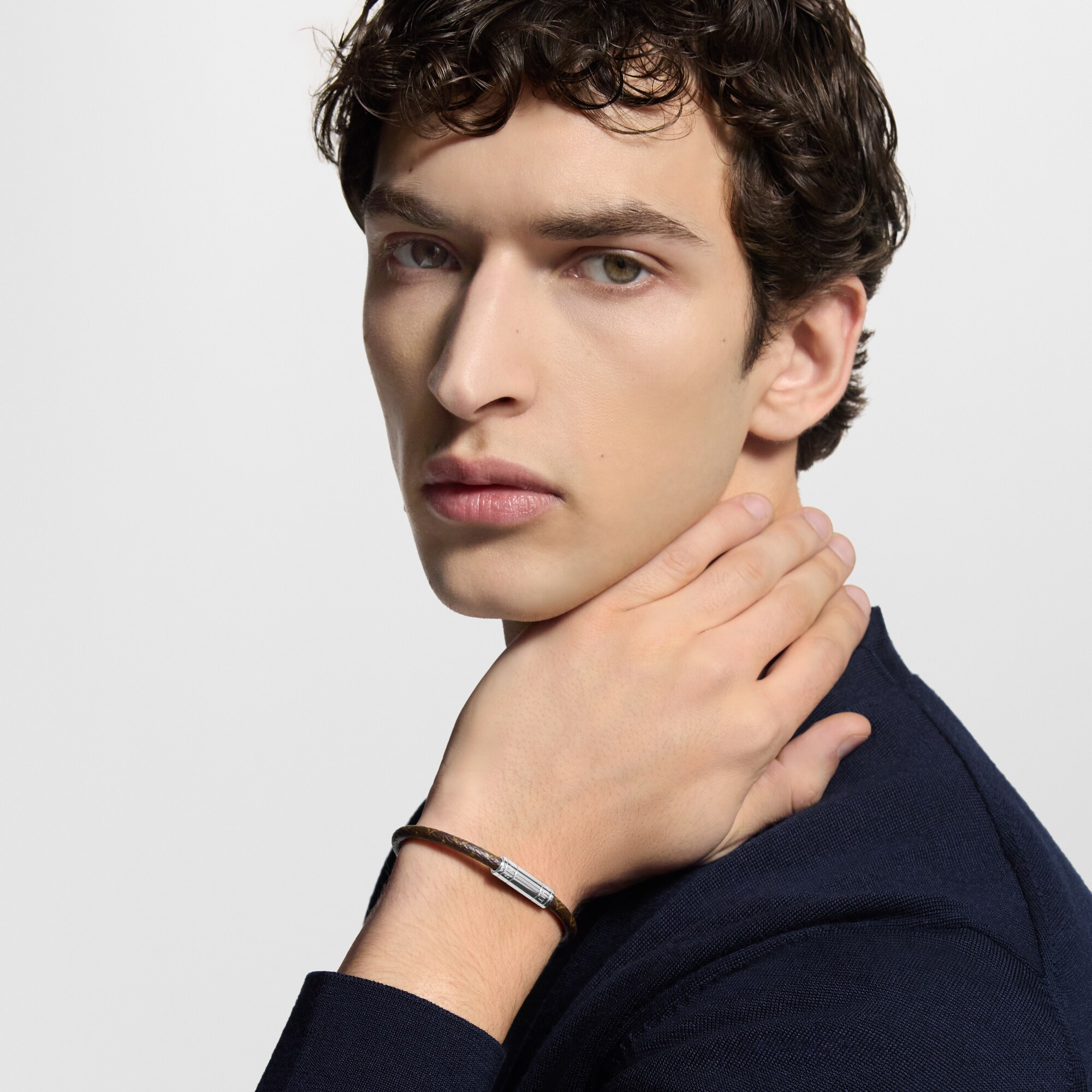 Bracciale Keep It Tela Monogram Uomo Fashion Bijoux Bracciali | LOUIS VUITTON (Zoom prodotto)