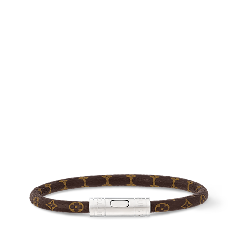 Bracciale Keep It Tela Monogram Uomo Fashion Bijoux Bracciali | LOUIS VUITTON (Zoom prodotto)