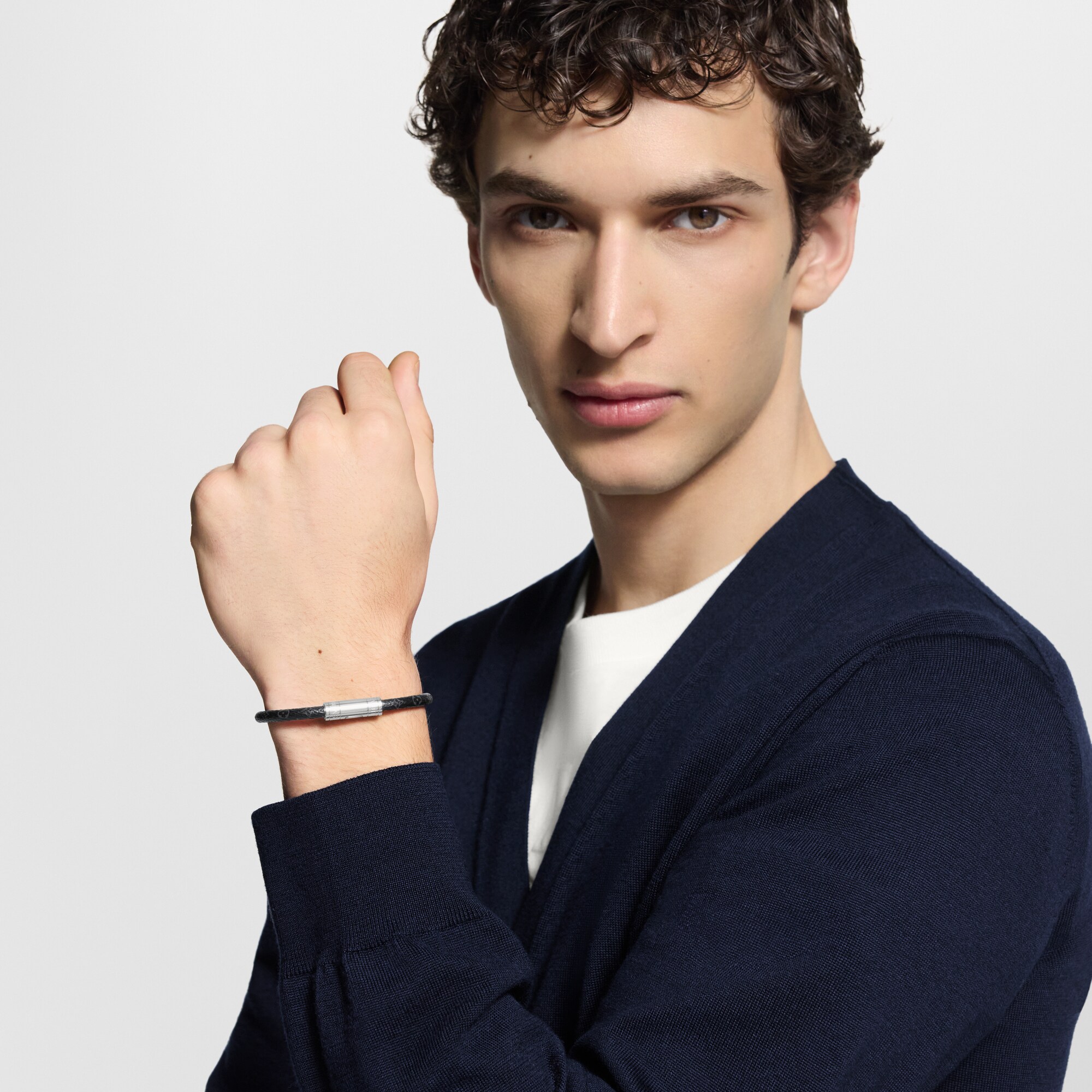 Bracciale Keep It Tela Monogram Uomo Fashion Bijoux Bracciali | LOUIS VUITTON (Zoom prodotto)