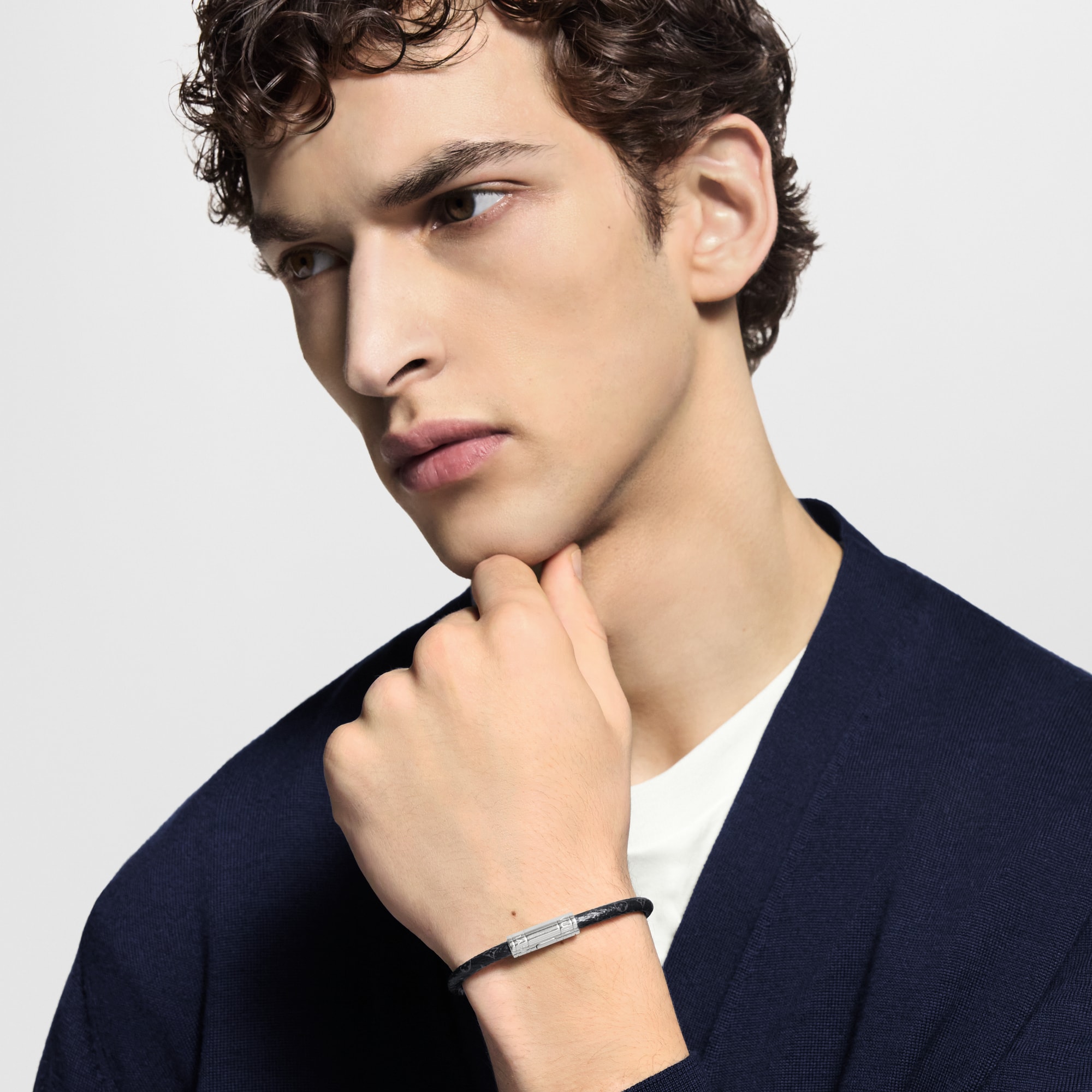Bracciale Keep It Tela Monogram Uomo Fashion Bijoux Bracciali | LOUIS VUITTON (Zoom prodotto)