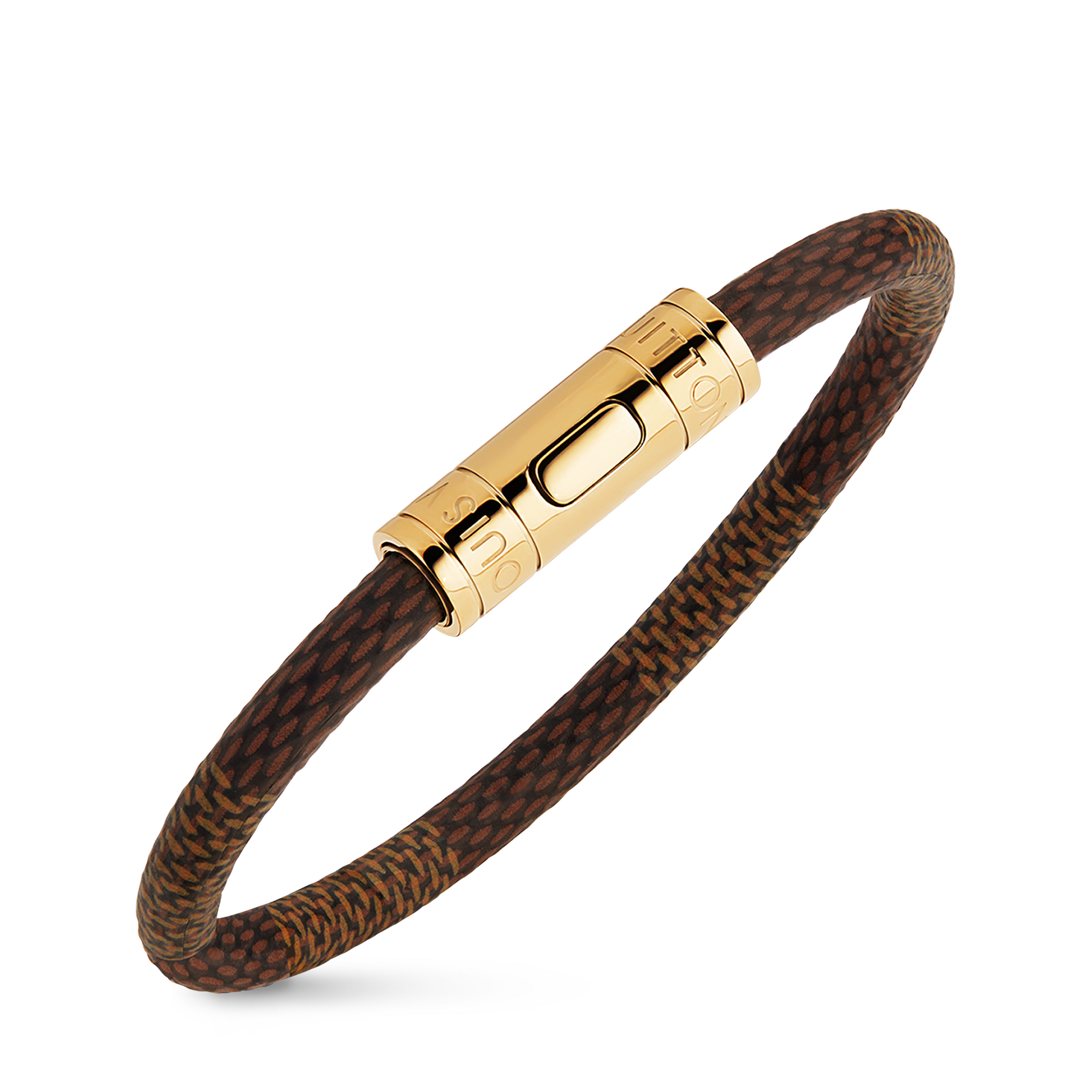 Bracciale Keep It Tela Damier Ébène Donna Accessori Novità | LOUIS VUITTON (Zoom prodotto)