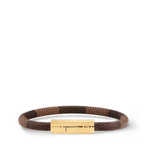 Bracciale Keep It Tela Damier Ébène Donna Fashion Bijoux Bracciali | LOUIS VUITTON (Zoom prodotto)
