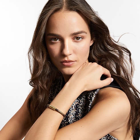 Bracciale Keep It Tela Damier Ébène Donna Accessori Novità | LOUIS VUITTON (Zoom prodotto)