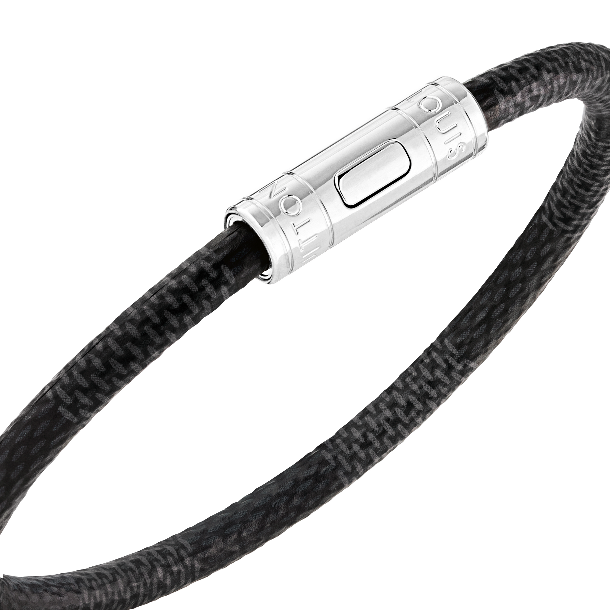 Bracciale Keep It Tela Damier Graphite Uomo Fashion Bijoux Tutta la Gioielleria | LOUIS VUITTON (Zoom prodotto)