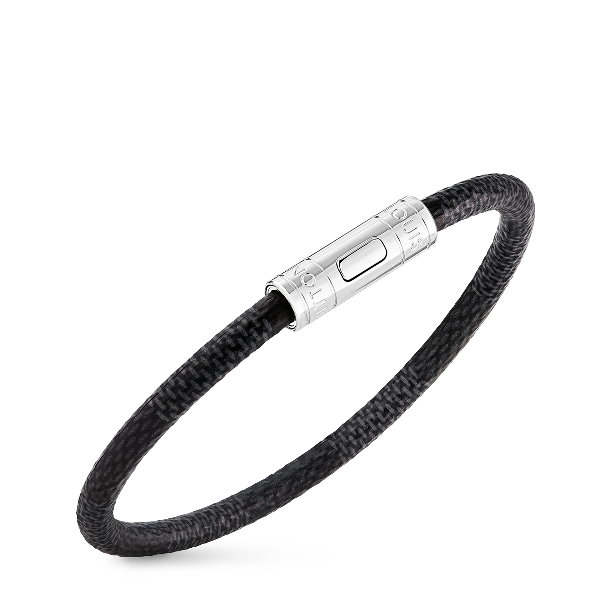 Bracciale Keep It Tela Damier Graphite Uomo Fashion Bijoux Tutta la Gioielleria | LOUIS VUITTON (Zoom prodotto)