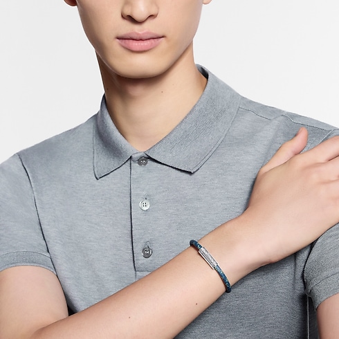 Bracciale Keep It Monogram Heritage Uomo Fashion Bijoux Bracciali | LOUIS VUITTON (Zoom prodotto)