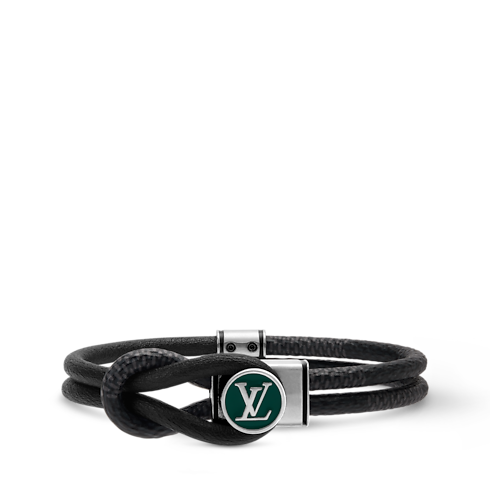 Bracciale Loop it Damier Graphite Uomo Fashion Bijoux Bracciali | LOUIS VUITTON (Zoom prodotto)