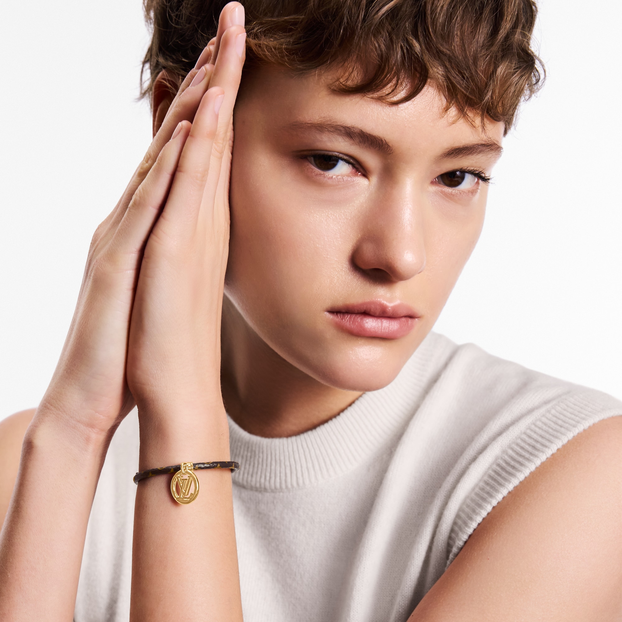 Bracciale Louise Tela Monogram Donna Fashion Bijoux Bracciali | LOUIS VUITTON (Zoom prodotto)